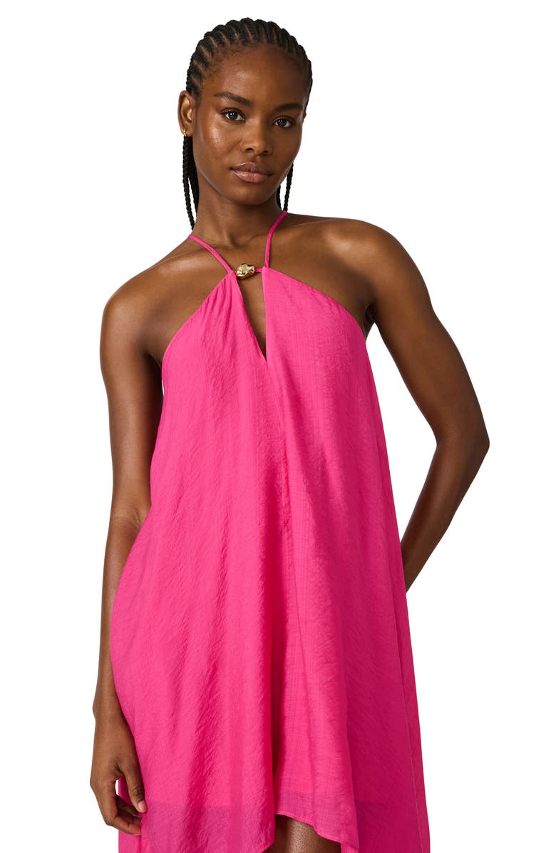 Steve Madden Suzanne High-Low Dress, Alternate, color, Pink Yarrow