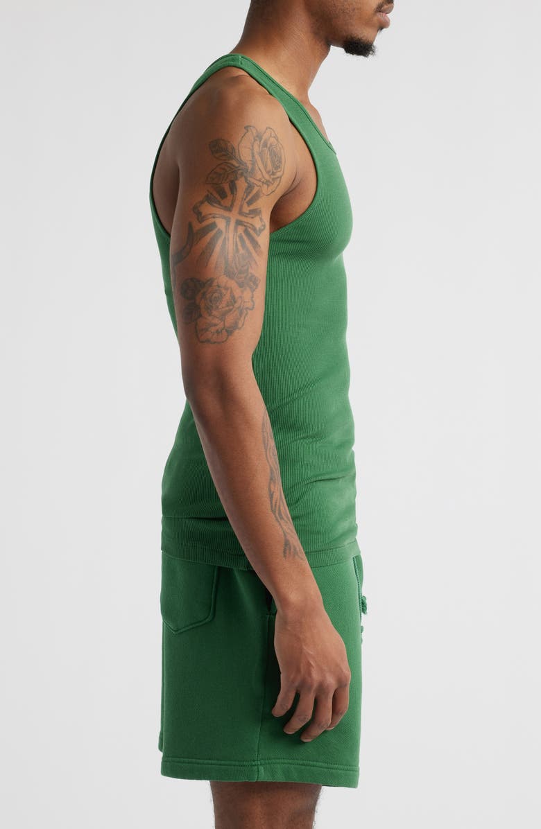 Elwood Malibu Cotton Rib Tank, Alternate, color, Vintage Forest