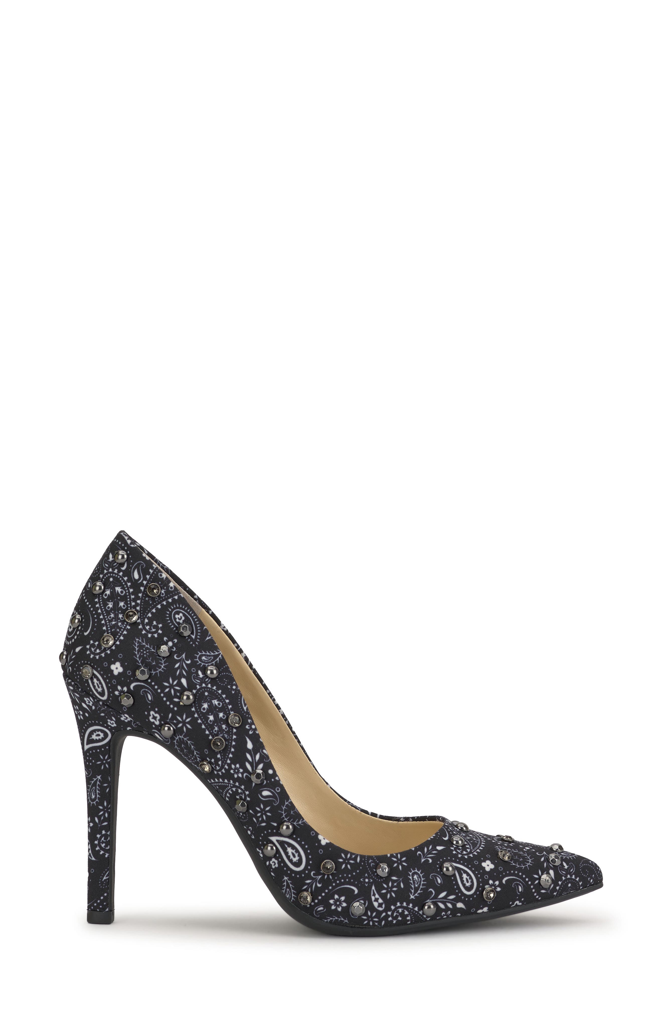 Cassani Pointed Toe Pump, Alternate, color, MIDNIGHT/ WHITE