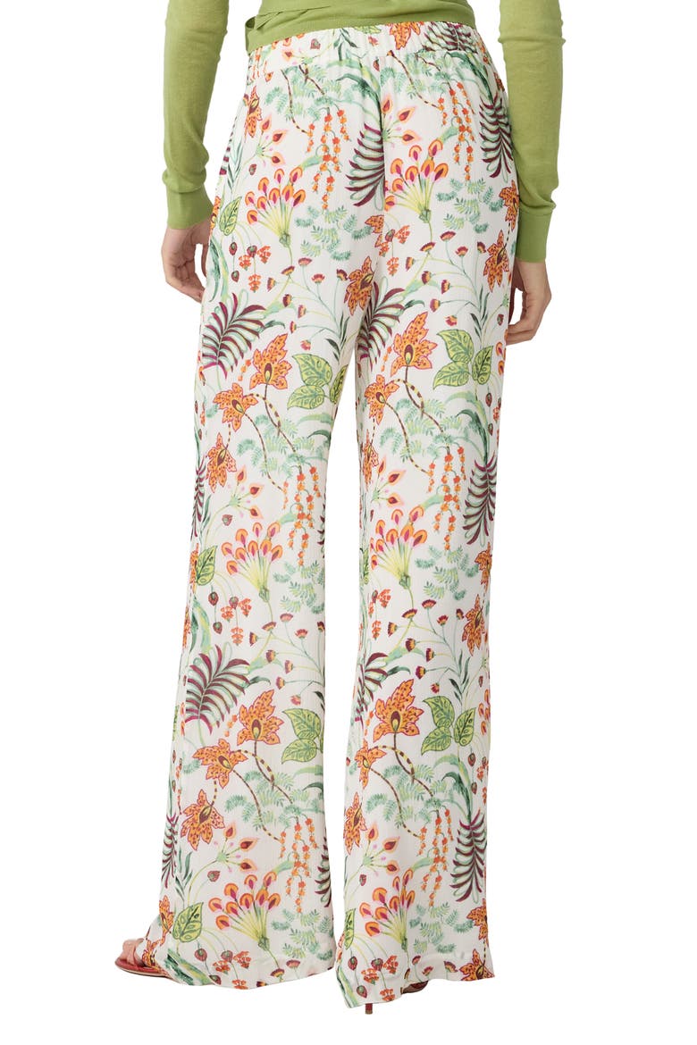 Verick Print Wide Leg Pants, Alternate, color, MIRAGEVINE WHITE