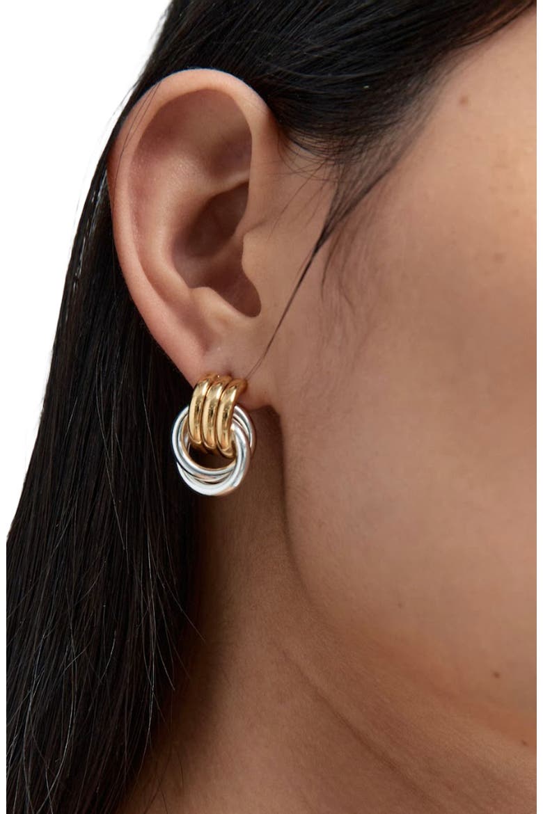 Baby Knot Earrings, Alternate, color, Mixed