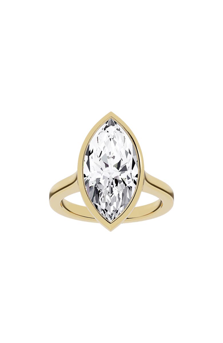 Jennifer Fisher 18K Gold Marquise Lab Created Diamond Solitaire Ring - 6.0 ctw, Main, color, 18K Yellow Gold