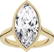 Jennifer Fisher 18K Gold Marquise Lab Created Diamond Solitaire Ring - 6.0 ctw