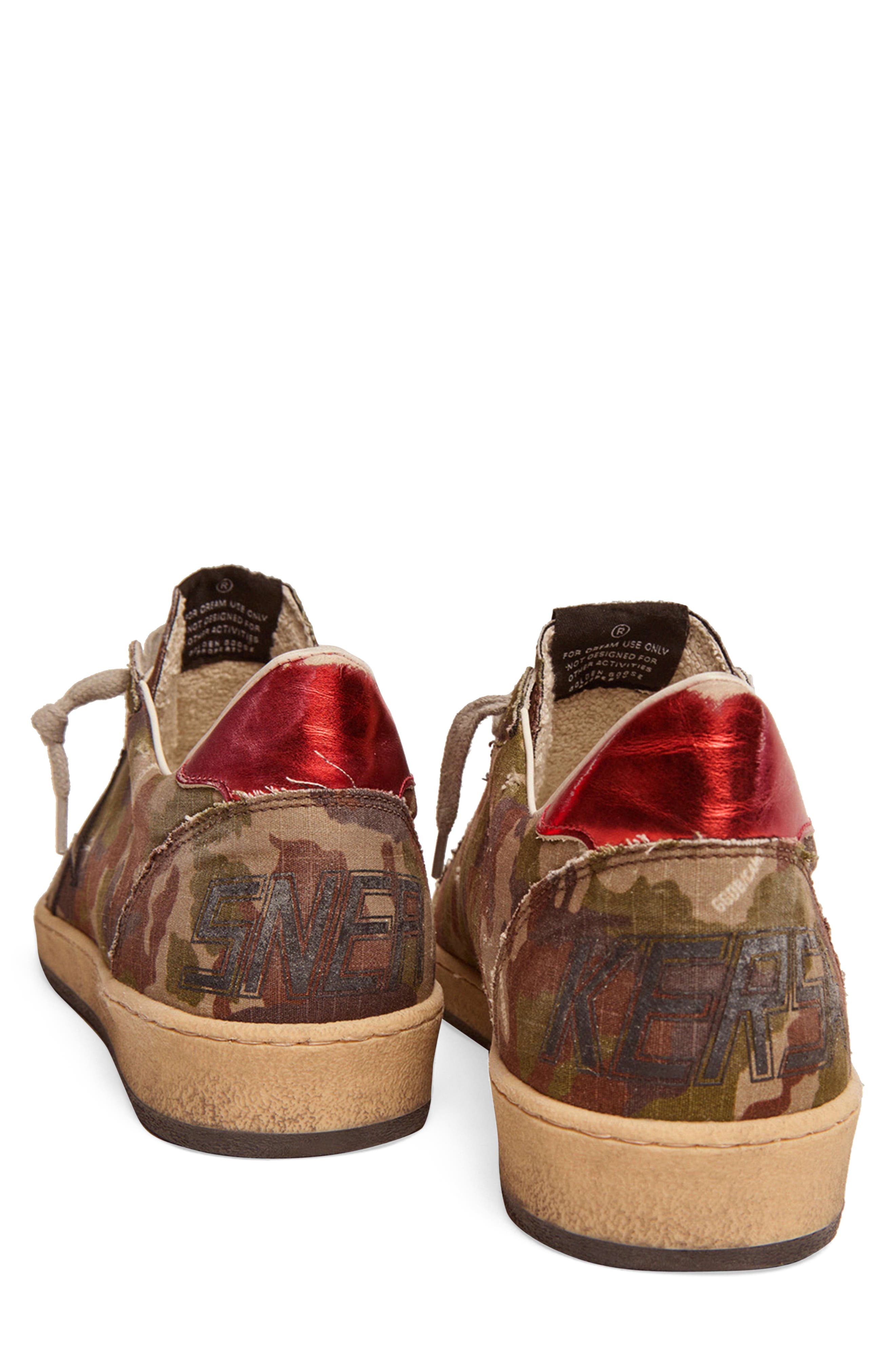 Golden Goose Ball Star Camo Sneaker, Alternate, color, 