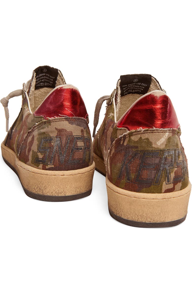 Golden Goose Ball Star Camo Sneaker, Alternate, color,