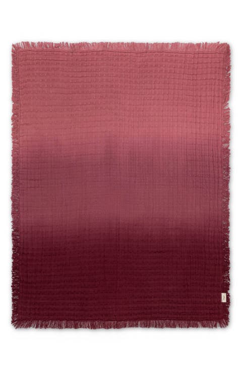 Ombré Cotton Muslin Blanket