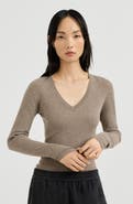 Brunello Cucinelli Sparkling cashmere ribbed sweater