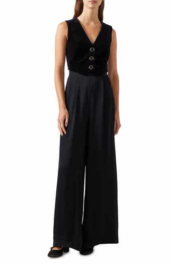 Carine MIxed Media Jumpsuit