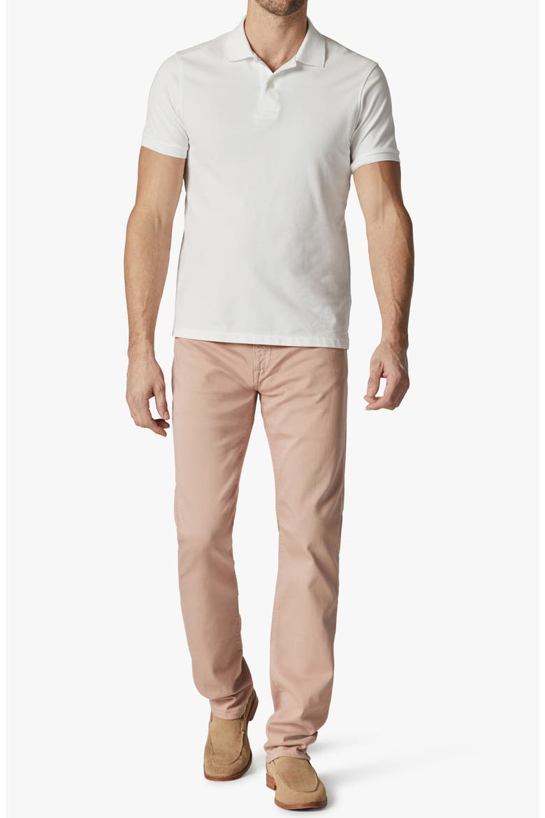 Courage Straight Stretch Twill Pants, Alternate, color, ROSE COMFORT