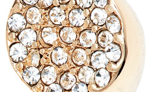 Open Edit Pavé Edge Open Ring In Clear- Gold