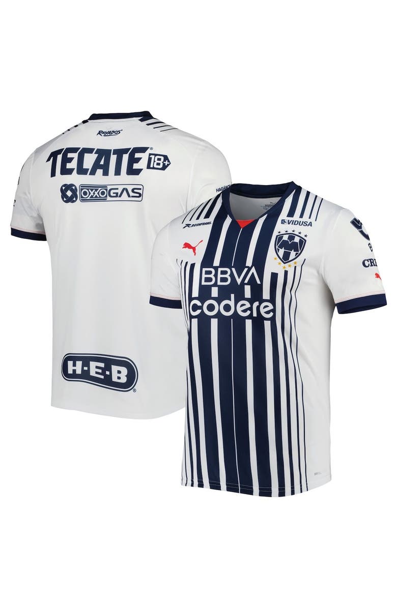 PUMA Men's Puma Navy CF Monterrey 2022/23 Home Replica Jersey, Alternate, color, 