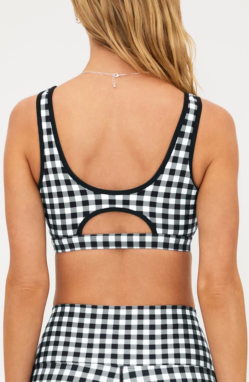 Beach Riot Olympia Cutout Sports Bra In Black