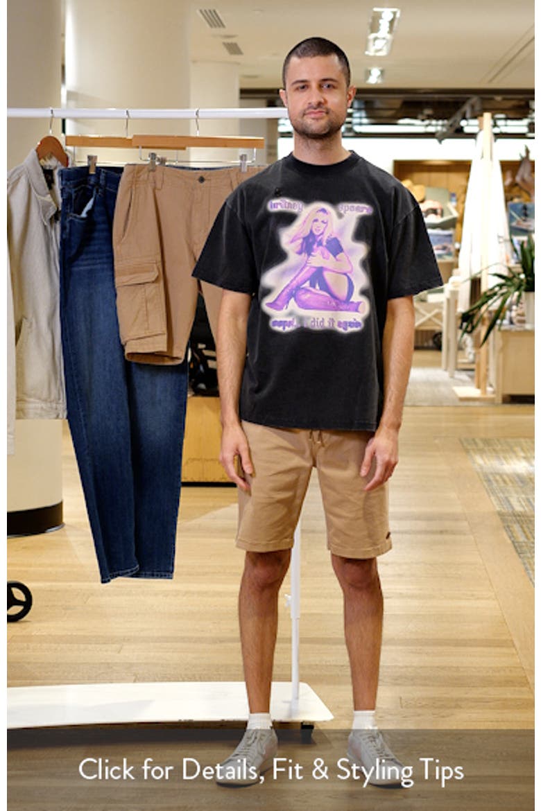 Oversize Britney Spears Tour Graphic T-Shirt video