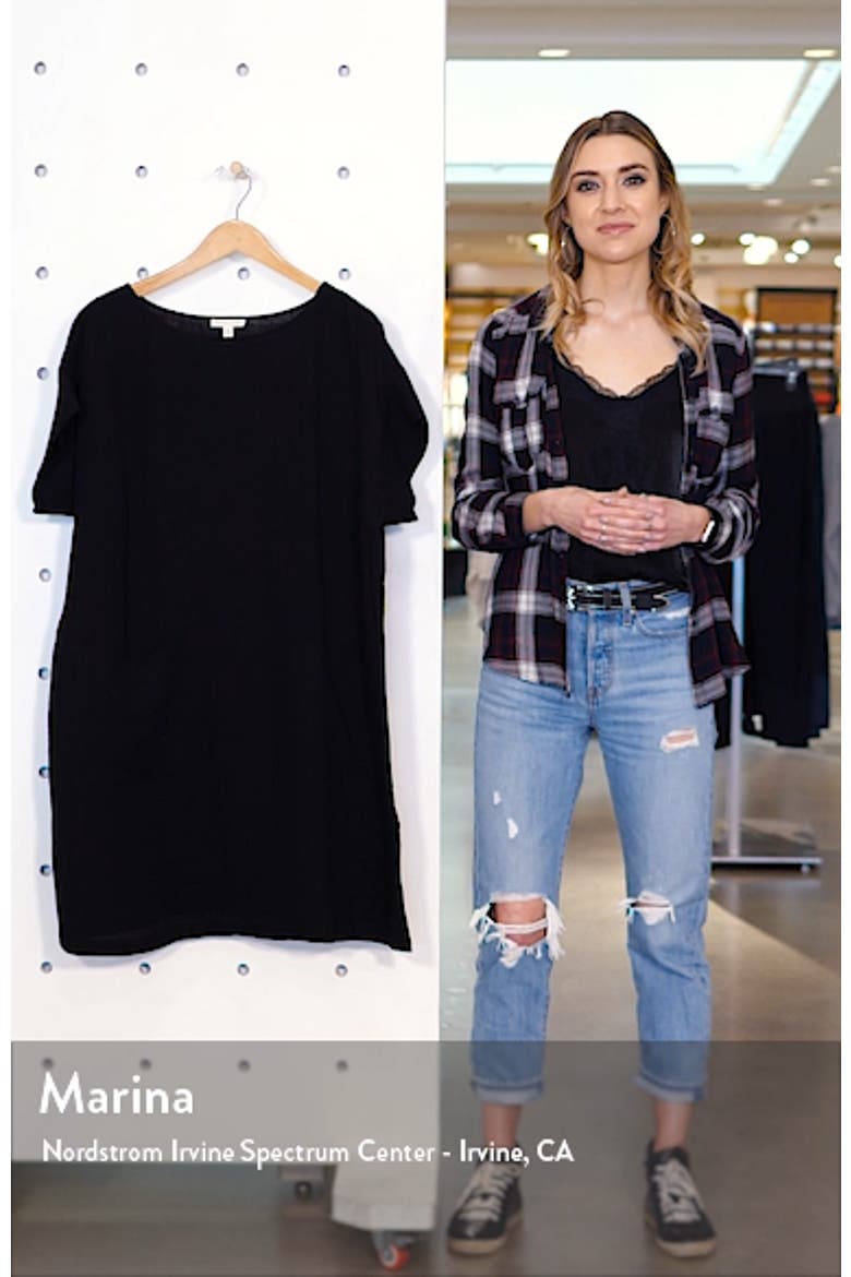 Ballet Neck Organic Cotton Shift Dress video