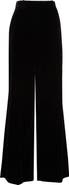 Valentino Velveteen Wide Leg Trousers