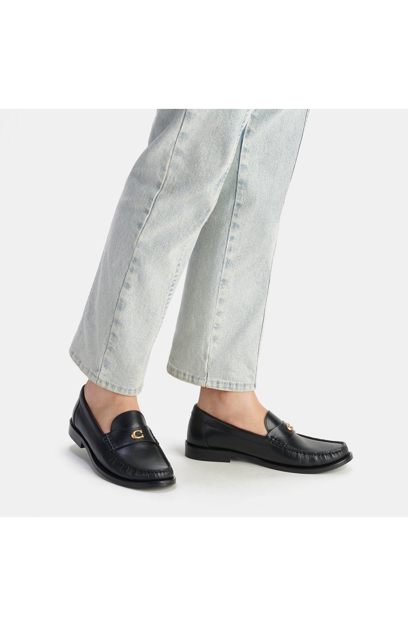 COACH Jolene Loafer, Alternate, color, Black