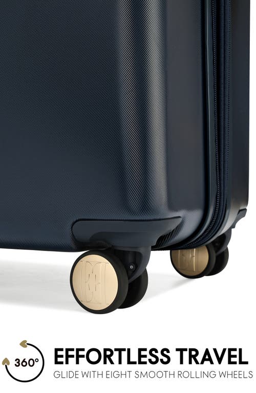 Elle Louvre 2 Piece Expandable Polycarbonate Spinner Luggage Set In Blue