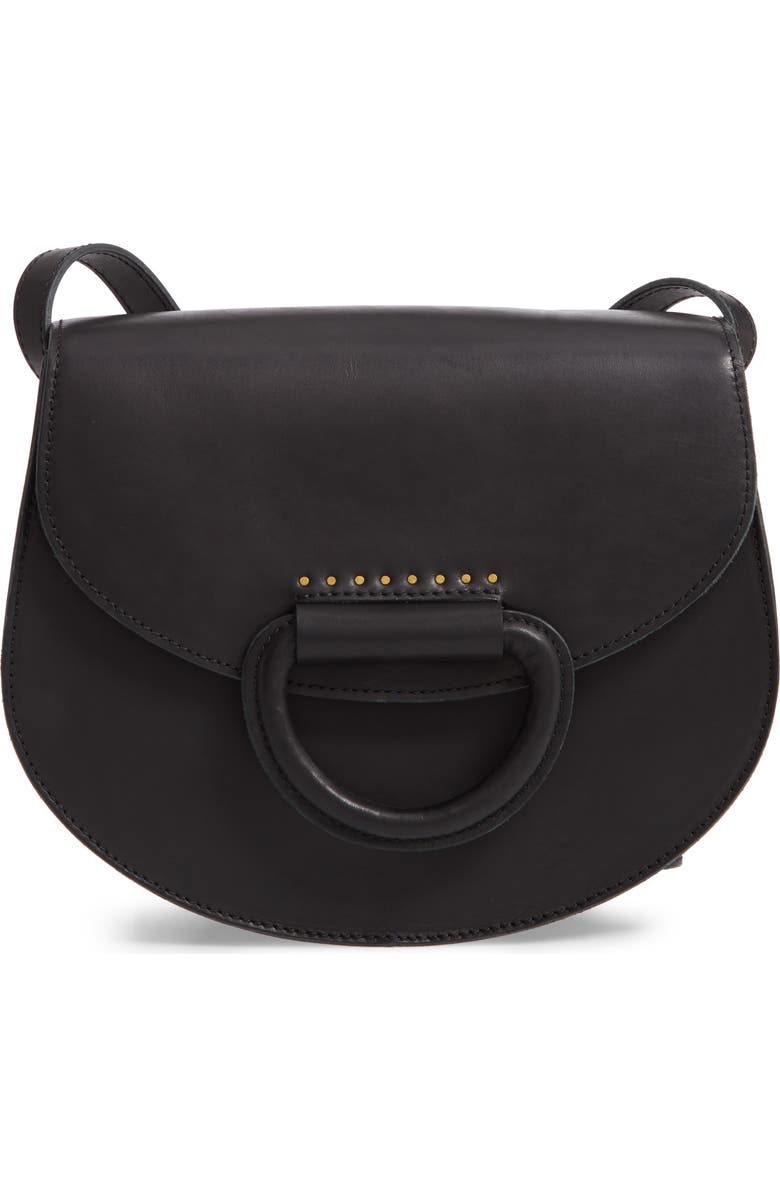Madewell D-Ring Saddle Bag, Main, color,