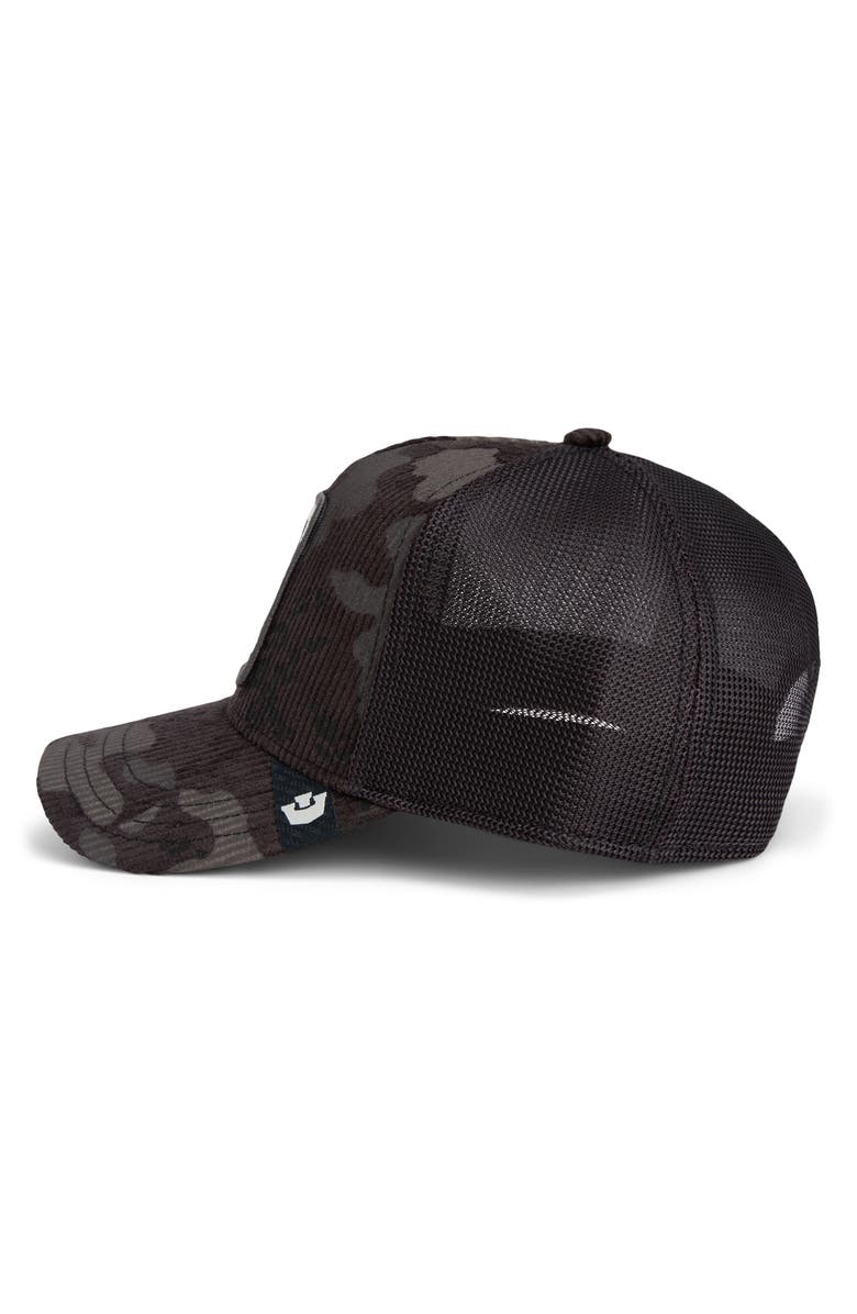 Goorin Bros. The Panther Camo Trucker Hat, Alternate, color, Cola