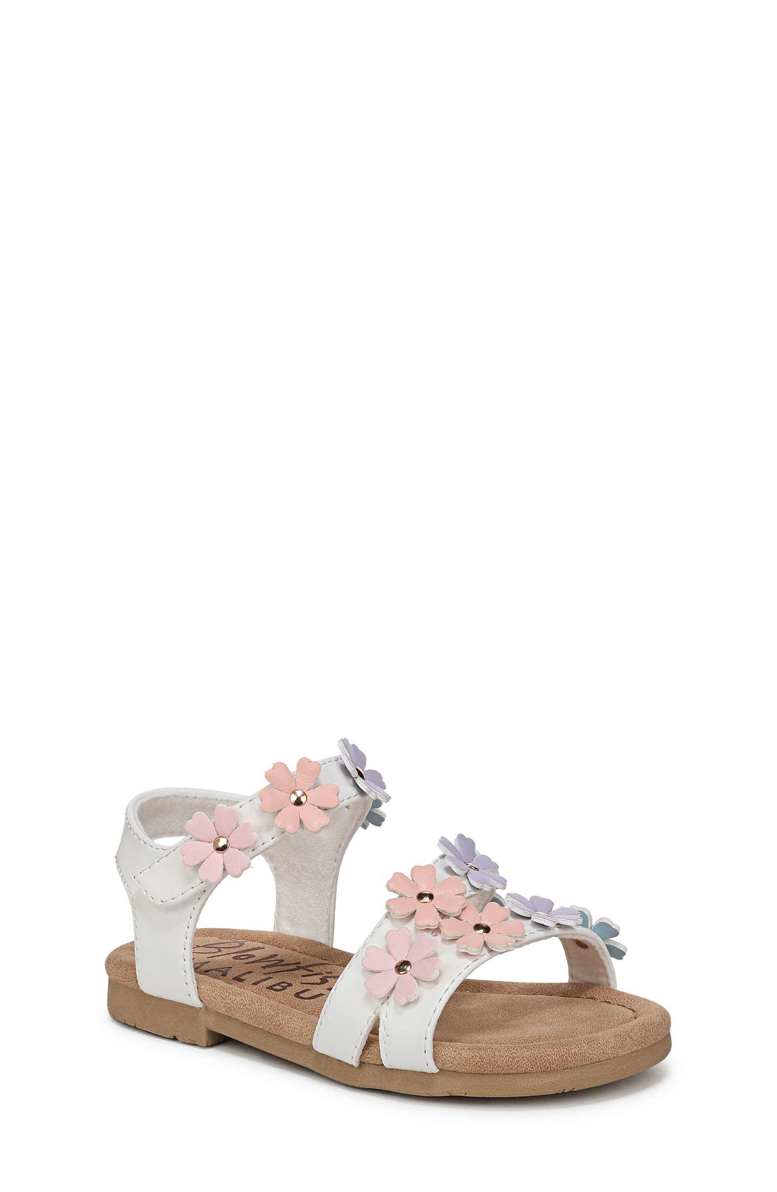 Blowfish Malibu Kids' Flower Strap Sandal, Main, color, 