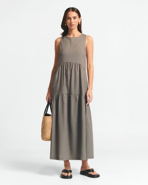 St Mrlo Remi Tiered Dress In Green