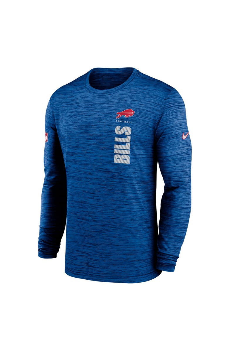 Nike Men's Nike Royal Buffalo Bills 2024 Sideline Velocity Performance Long Sleeve T-Shirt, Alternate, color, 