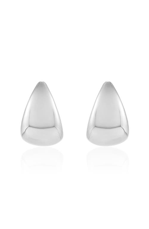 Frankie & Zoe Tapered Hoop Earrings In Gold