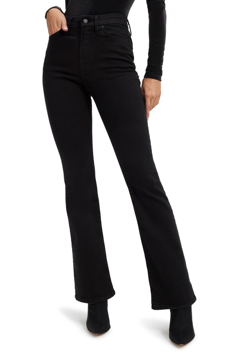 Good American Classic Bootcut Jeans, Main, color,