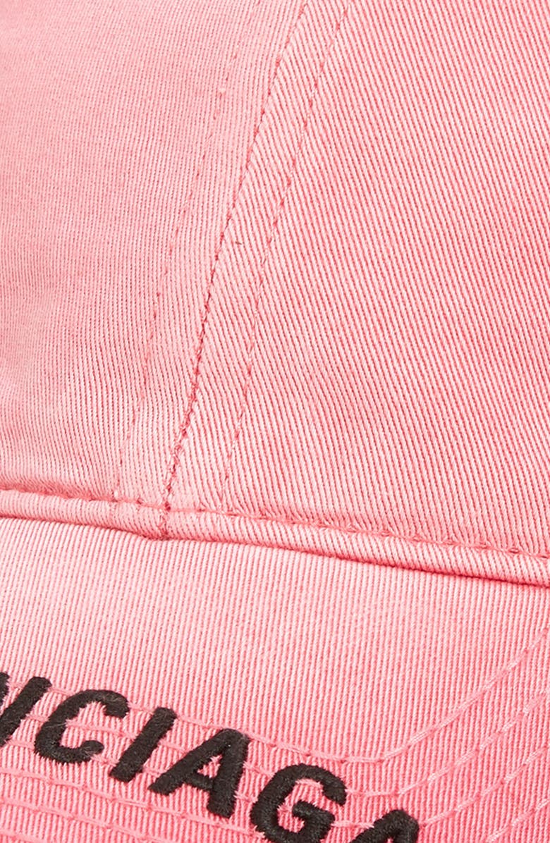 Balenciaga Embroidered Logo Baseball Cap, Alternate, color, 