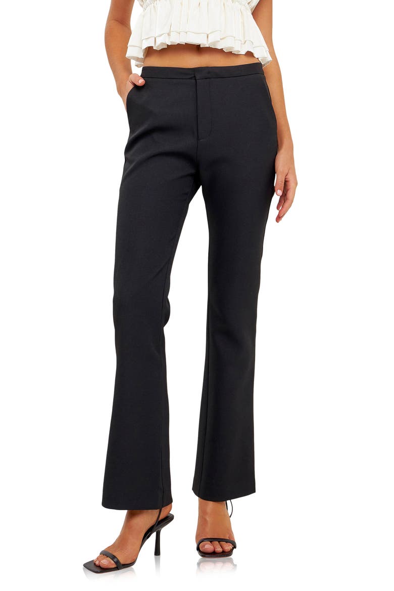 Slim Fit Pants, Main, color, BLACK