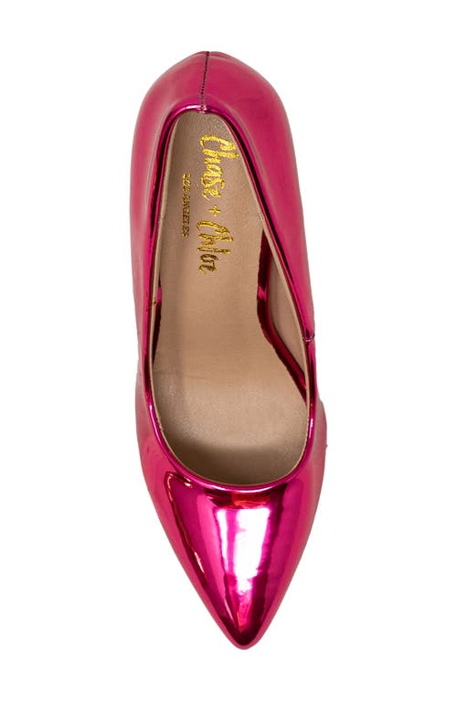 CHASE & CHLOE CHASE AND CHLOE LALA POINTED TOE PUMP 