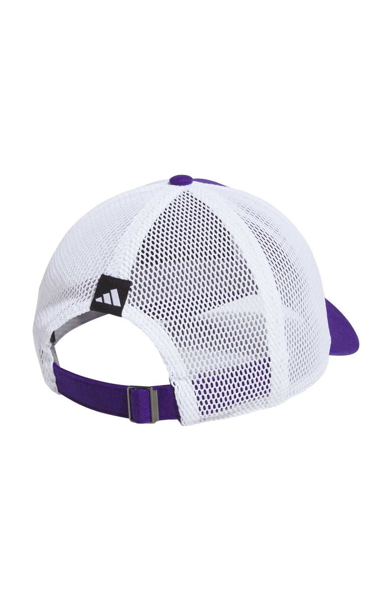 adidas Men's adidas Purple Washington Huskies Mascot Slouch Trucker Adjustable Hat, Alternate, color,
