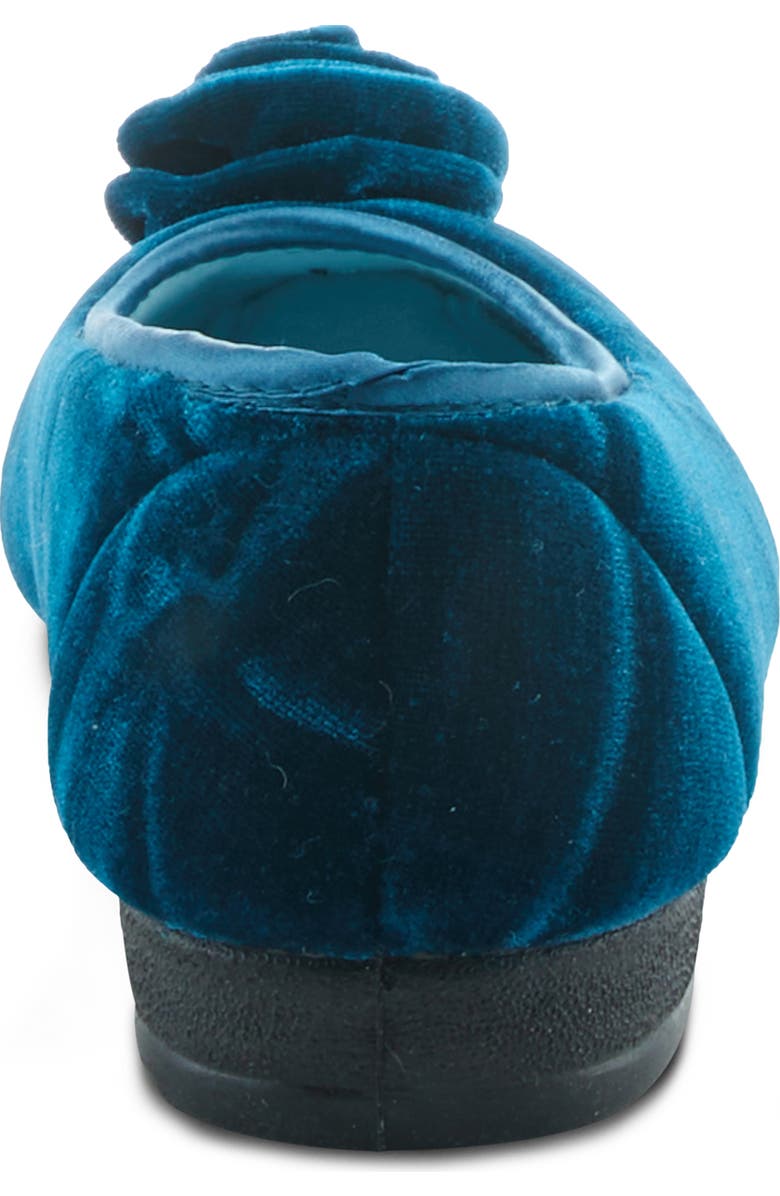 Flexus by Spring Step Roseloud Velvet Slipper, Alternate, color,