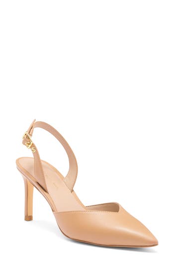 Stuart Weitzman Ryder Slingback Leather Pump