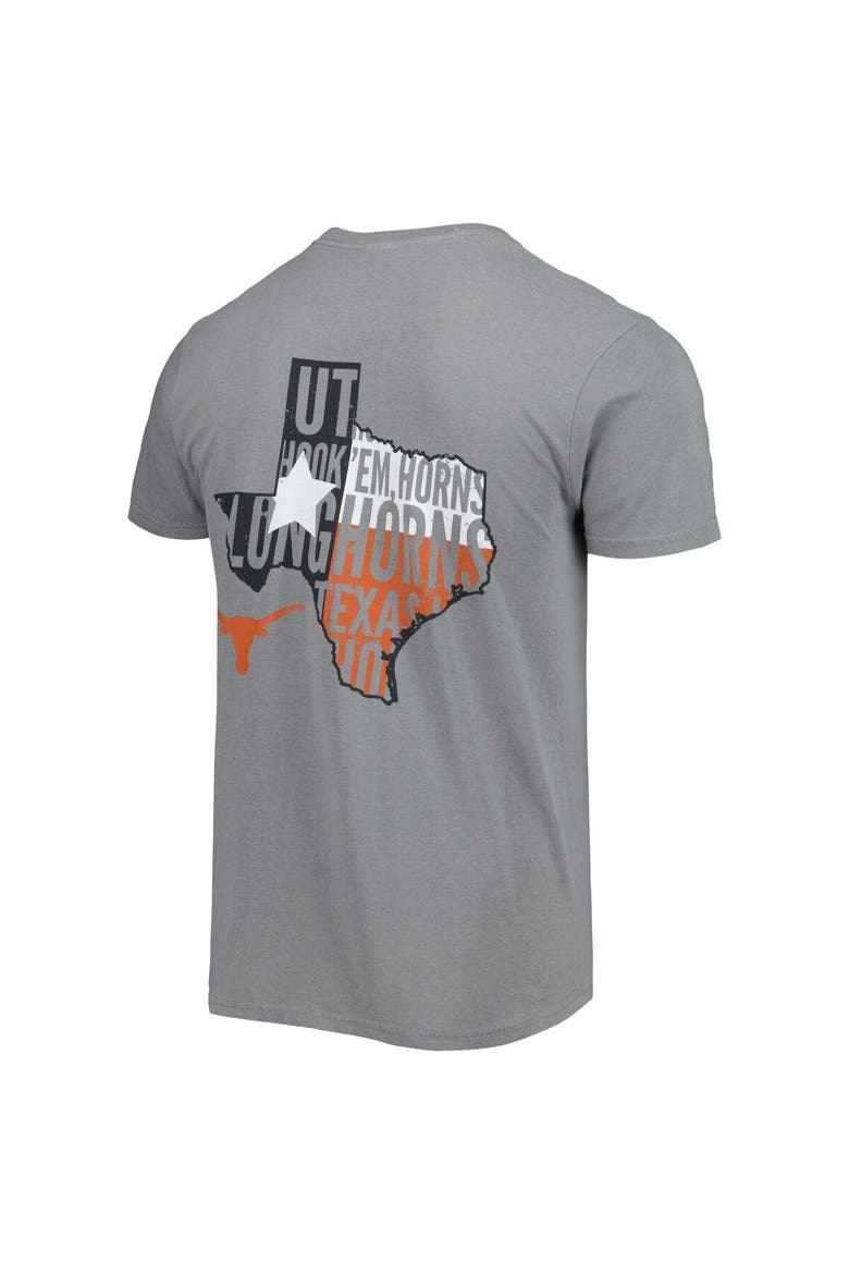 Men's Gray Texas Longhorns Hyperlocal State T-Shirt, Alternate, color, Gray