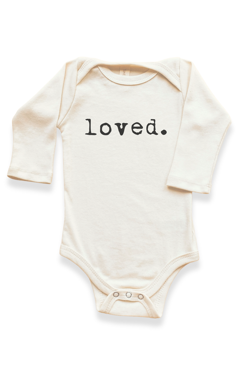 Loved Organic Baby Bodysuit Long Sleeve