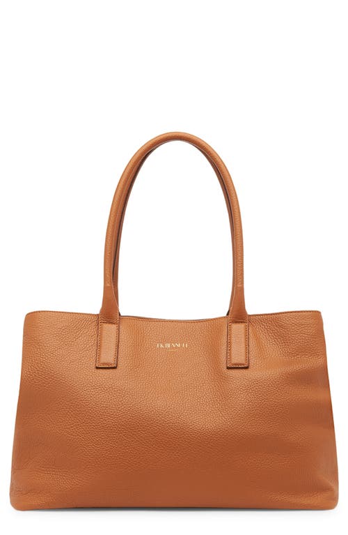 Lk Bennett Lillian Leather Tote In Tan
