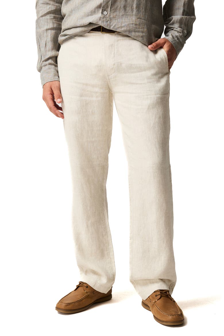 Linen Resort Pants, Main, color, OATMEAL