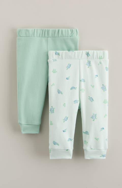 Assorted 2-Pack Cotton Joggers (Baby)