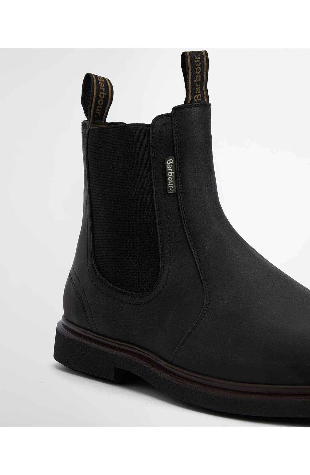 Barbour Hale Chelsea Boot, Alternate, color, Black