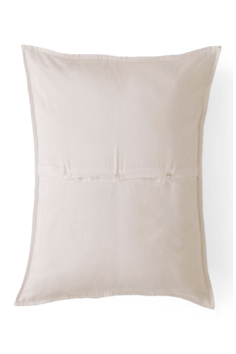 Organic Quilted Sham 2-Pack, Alternate, color, Bone