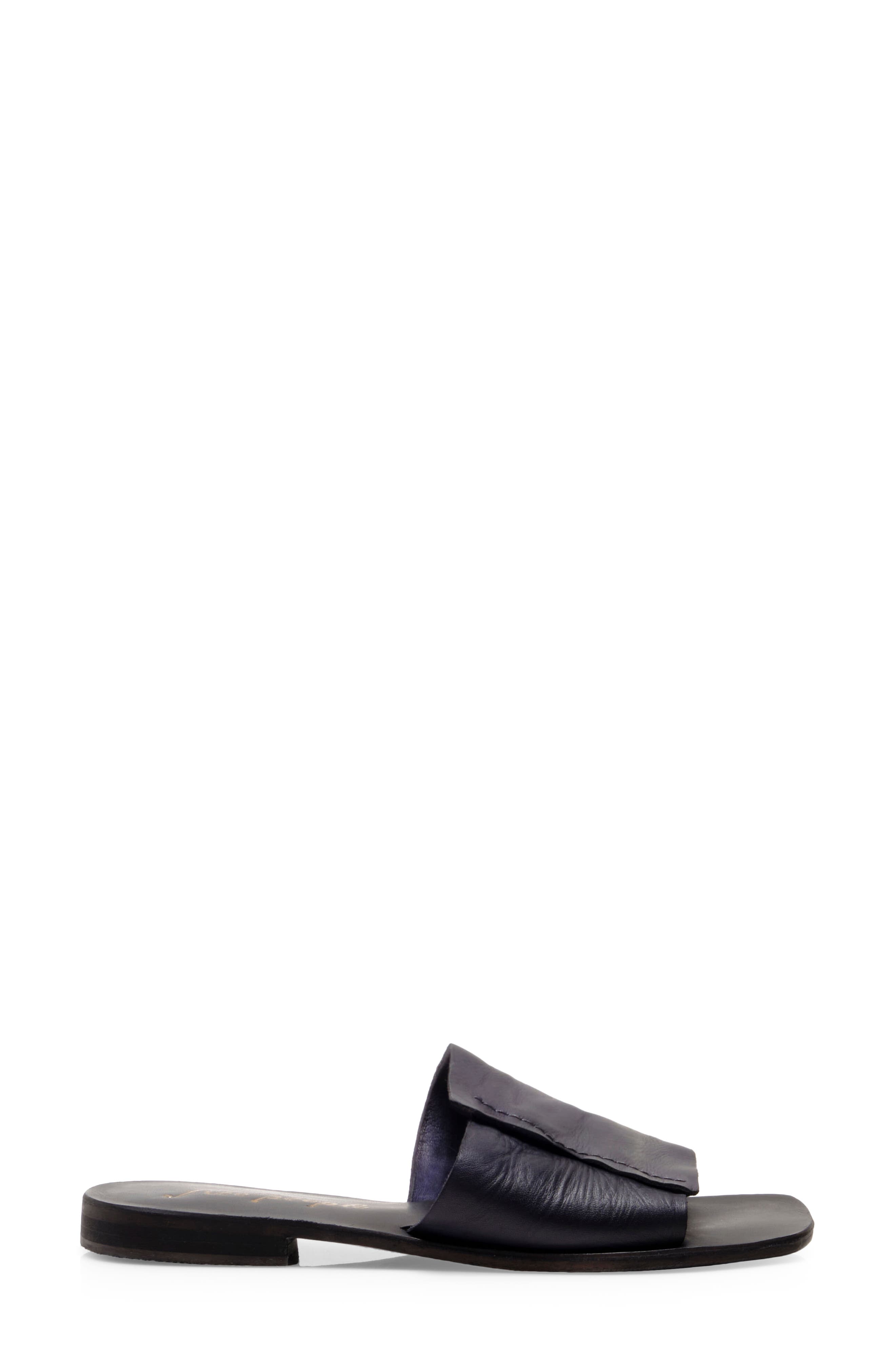 Free People Verona Slide Sandal, Alternate, color, Black