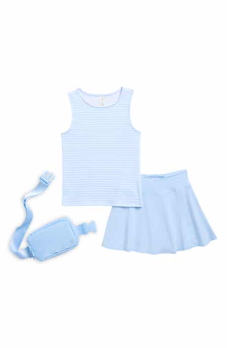 YOGALICIOUS Kids' Lux Nicki Fitted Tank, Skirt & Belt Bag Set