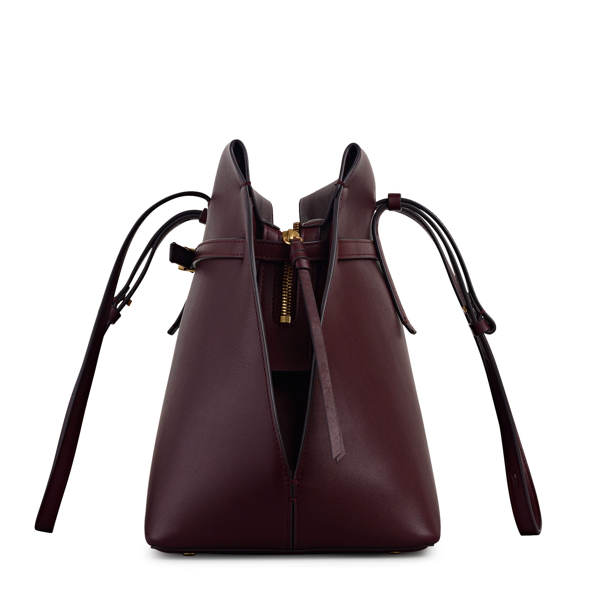 The Christina Medium Ziptop Shoulder Bag, Alternate, color, Dark Cherry