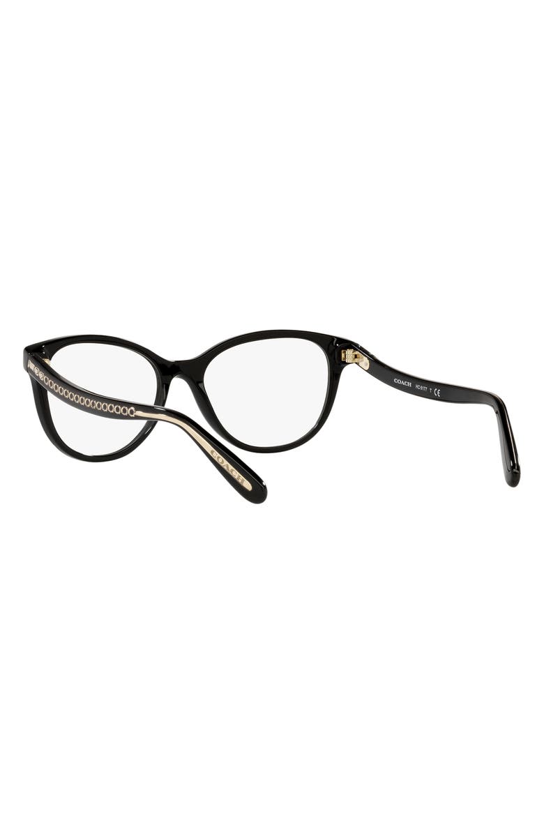 COACH 52mm Round Reading Glasses, Alternate, color, 