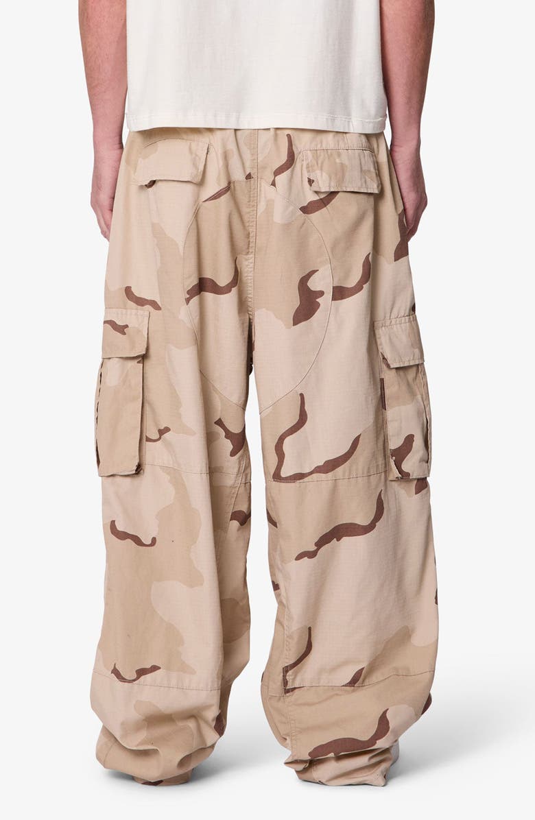 mnml Mega Baggy Cargo Pants, Alternate, color, Desert Camo