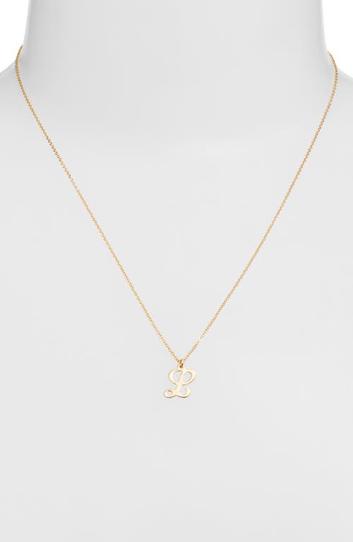 Set & Stones Gianna Initial Pendant Necklace In Gold/l
