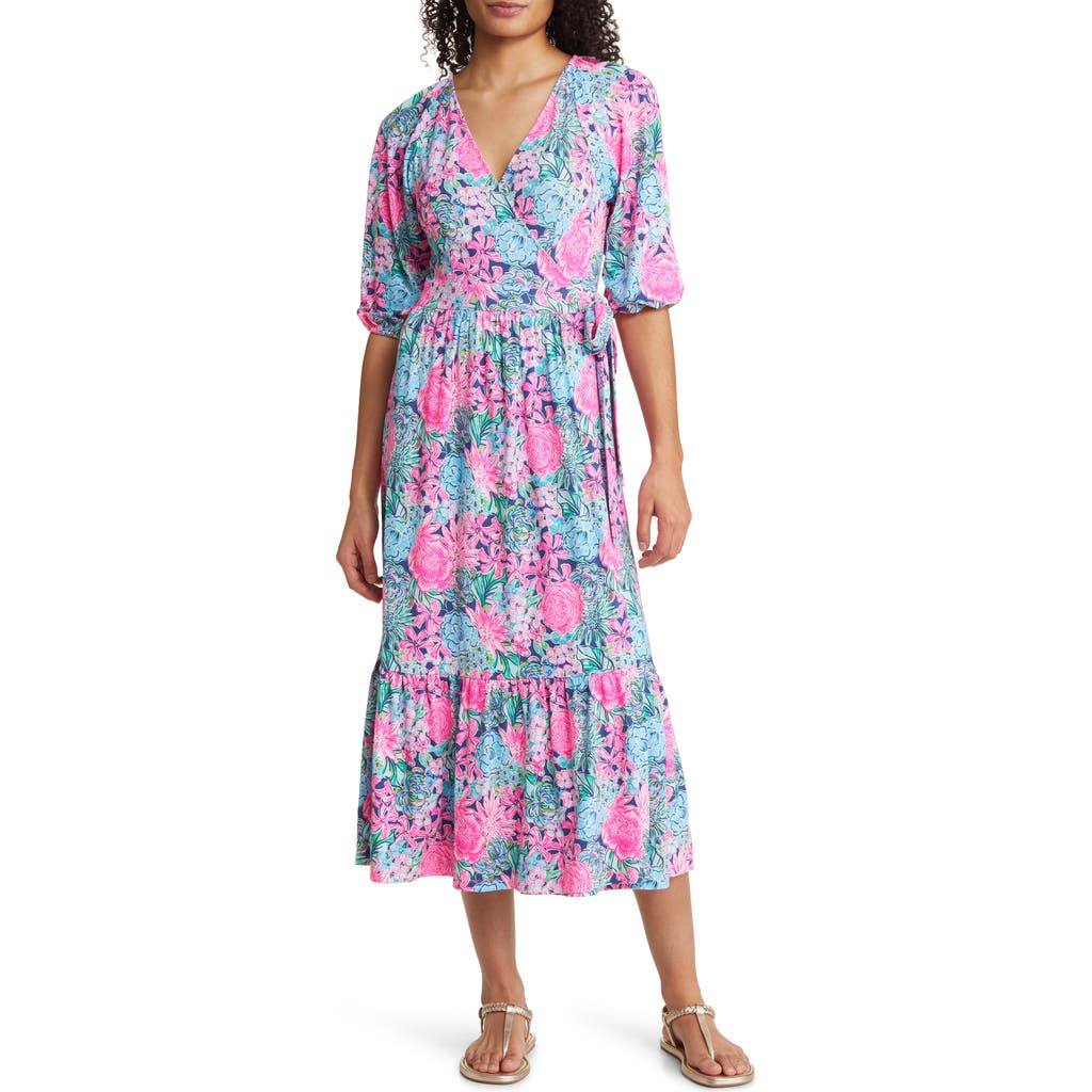 Lilly Pulitzer Brantley Knit Midi Wrap Dress