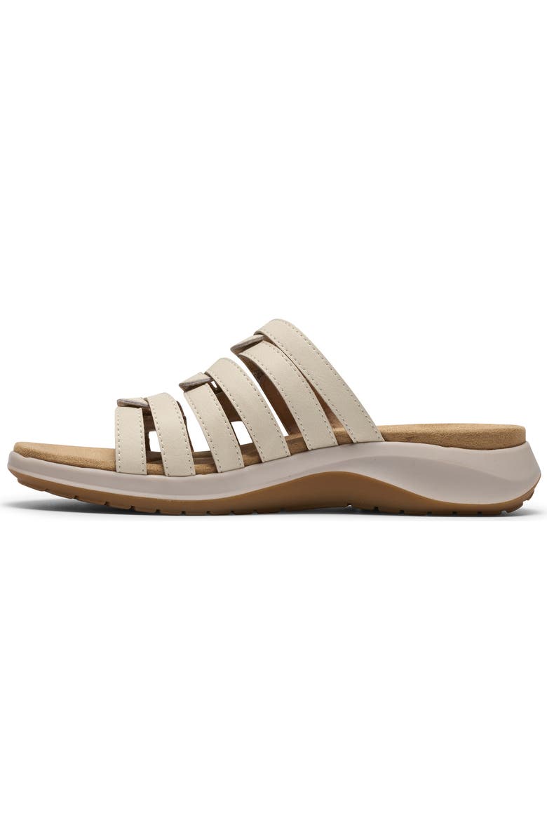 Clarks<sup>®</sup> Maelynn Abby Sandal - Wide Width Available, Alternate, color, Cream Leather