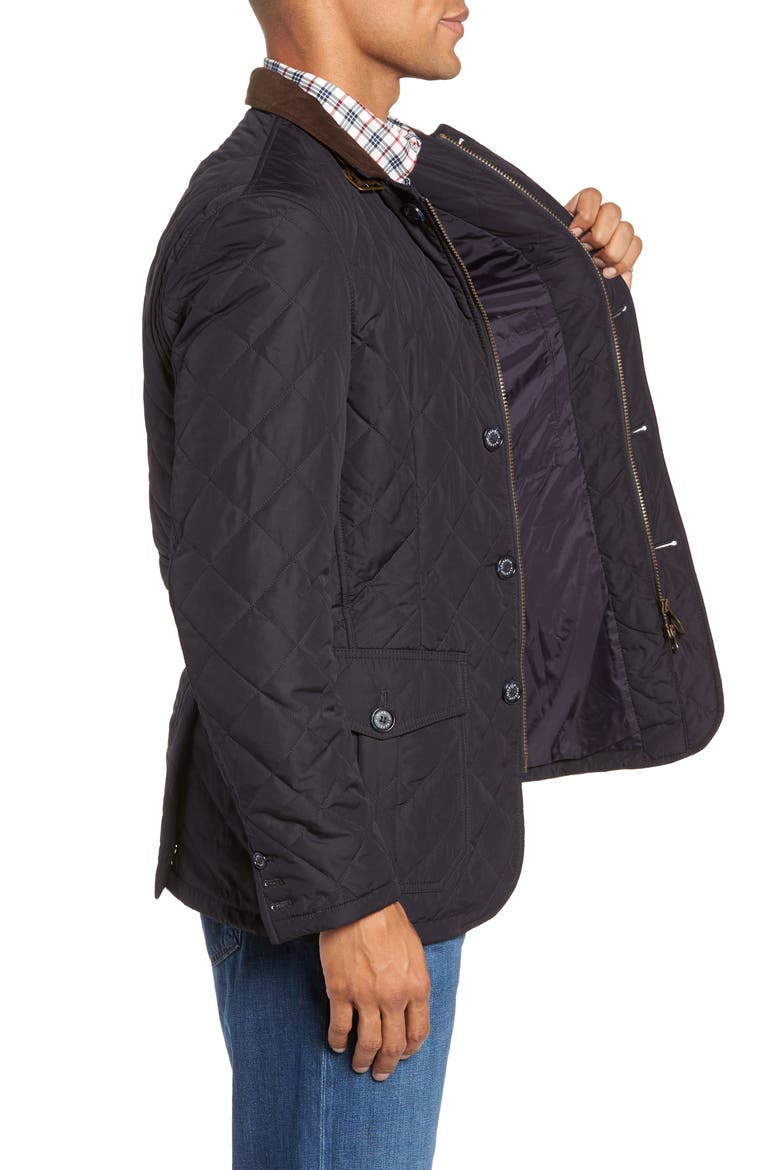 Lutz Quilted Jacket, Alternate, color, NAVY